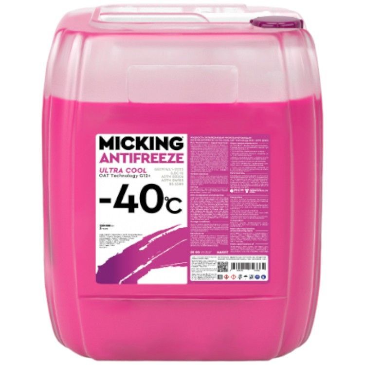 MICKING ULTRA COOL OAT Technology G12+ -40C розовый, 20кг
